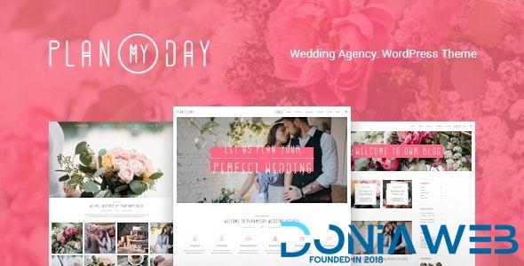 Plan My Day | Wedding / Event Planning Agency WordPress Theme