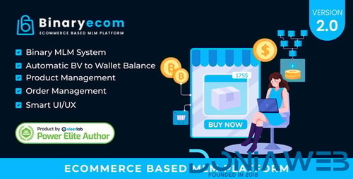 More information about "BinaryEcom - Ecommerce Based MLM Platform"