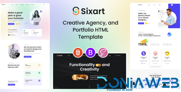 Sixart - Digital Agency HTML Template