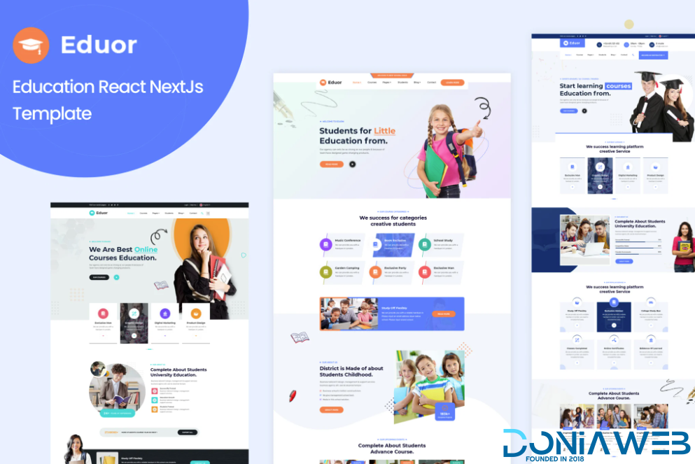 Eduor-Education React NextJs Template