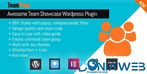 More information about "TeamPress - Team Showcase Plugin For WordPress"