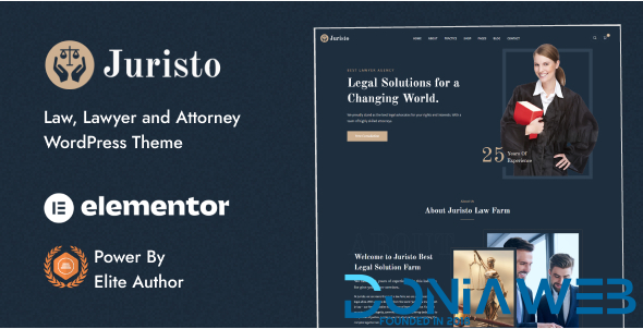 Juristo - Lawyer & Attorney WordPress Theme