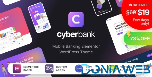 Cyberbank - Business and Finance WordPress Theme