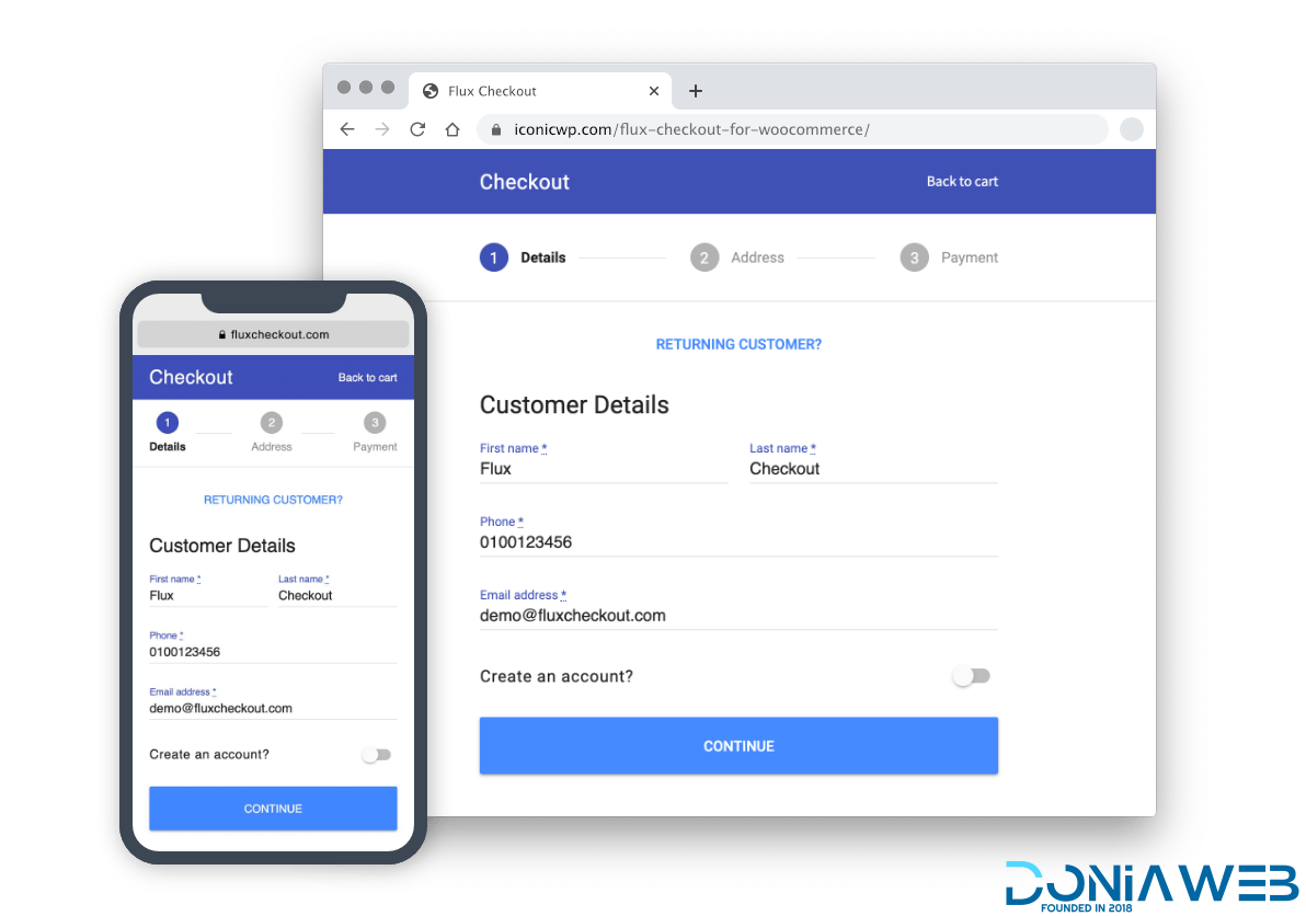 Iconic Flux Checkout for WooCommerce