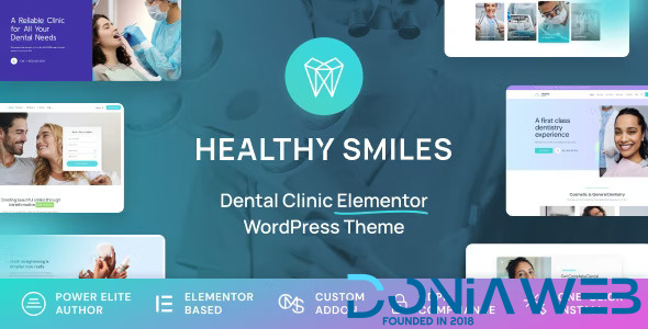 Healthy Smiles - Dental WordPress Theme