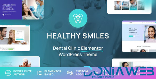 More information about "Healthy Smiles - Dental WordPress Theme"