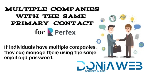 Multiple Companies with the Same Primary Contact for Perfex CRM