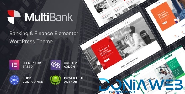 Multibank - Business and Finance WordPress Theme