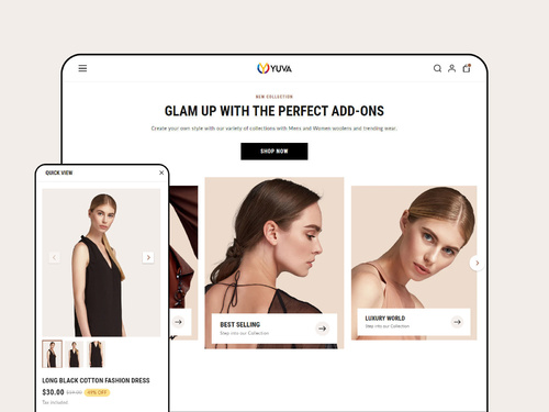 More information about "Yuva Shopify Theme v2.1.0 - Elegant Shopify Theme for Storytelling"