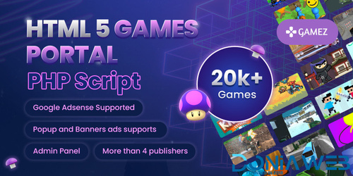 More information about "HTML5 Games Portal PHP Script"