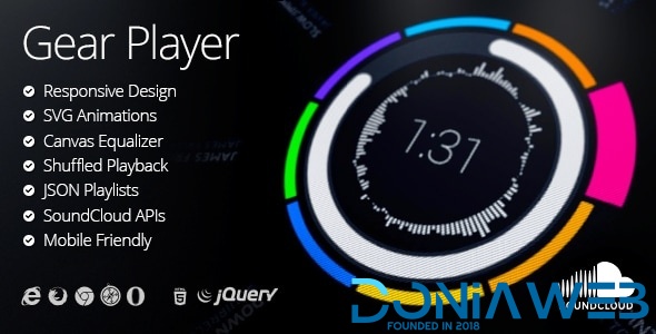 Gear HTML5 Audio Player