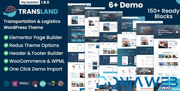 Transland - Transportation & Logistics WordPress Theme