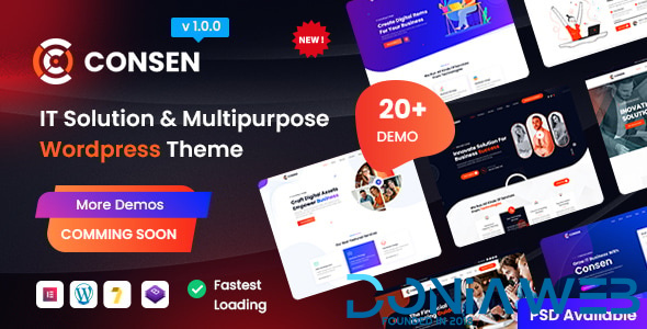 Consen - IT Solution & Multi-Purpose WordPress Theme