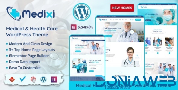 Medixi - Doctor & Medical Care WordPress Theme