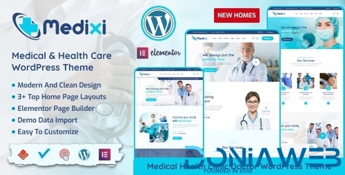 More information about "Medixi - Doctor & Medical Care WordPress Theme"