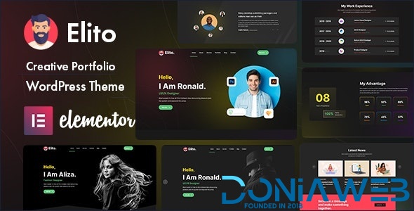 Elito - Creative Portfolio WordPress Theme