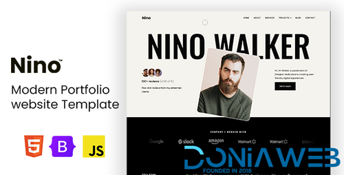 More information about "Nino - Modern Portfolio Template"