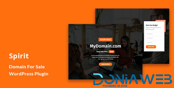 Spirit - Domain for Sale WordPress Plugin