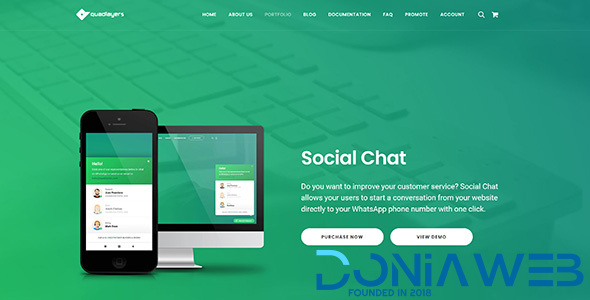 Social Chat PRO By QuadLayers