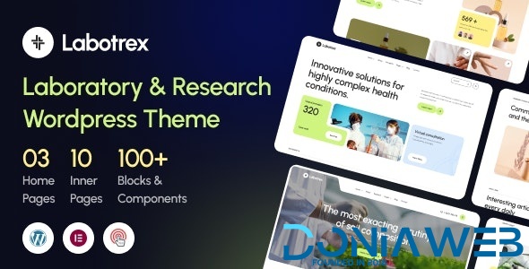 Labotrex - Laboratory & Science Research WordPress Theme