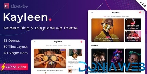 More information about "Kayleen | Blog & Magazine WordPress Theme By RivaxStudio"