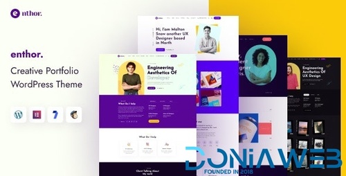 More information about "Enthor - Creative Portfolio WordPress Theme"