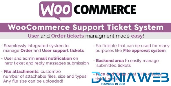 WooCommerce Support Ticket System By Vanquish