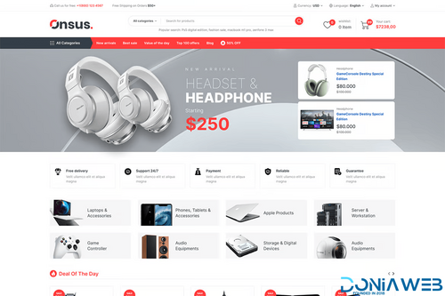 More information about "Onsus - Electronics E-commerce WordPress Theme"