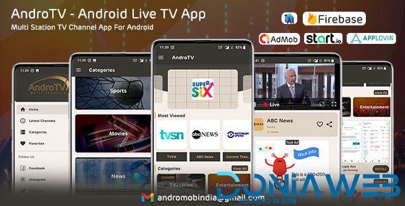 AndroTV - Android Multiple TV Channels App (Live Streaming) 7