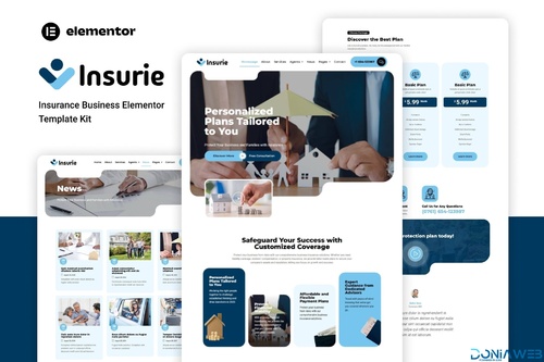 More information about "Insurie - Insurance Business Elementor Template Kit"