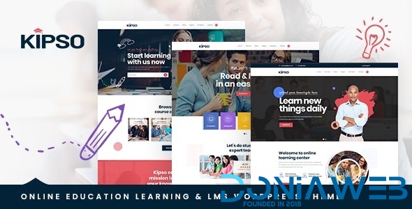 Kipso - Education LMS WordPress Theme