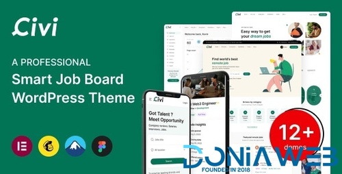 More information about "Civi - Job Board WordPress Theme"