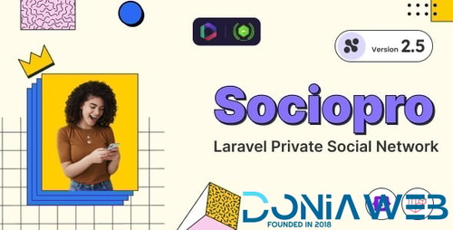 More information about "Sociopro - Laravel Private Social Network"