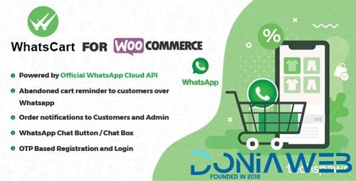 More information about "WhatsCart - Whatsapp Abandoned Cart Recovery, Order Notifications, Chat Box, OTP for WooCommerce"