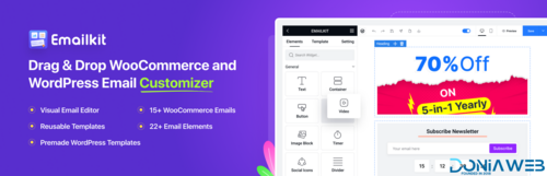 More information about "EmailKit Pro - Email Customizer for WooCommerce & WP"