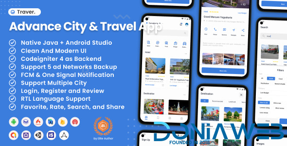 Traver - Advance City & Travel Android App