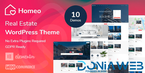 More information about "Homeo - Real Estate WordPress Theme"