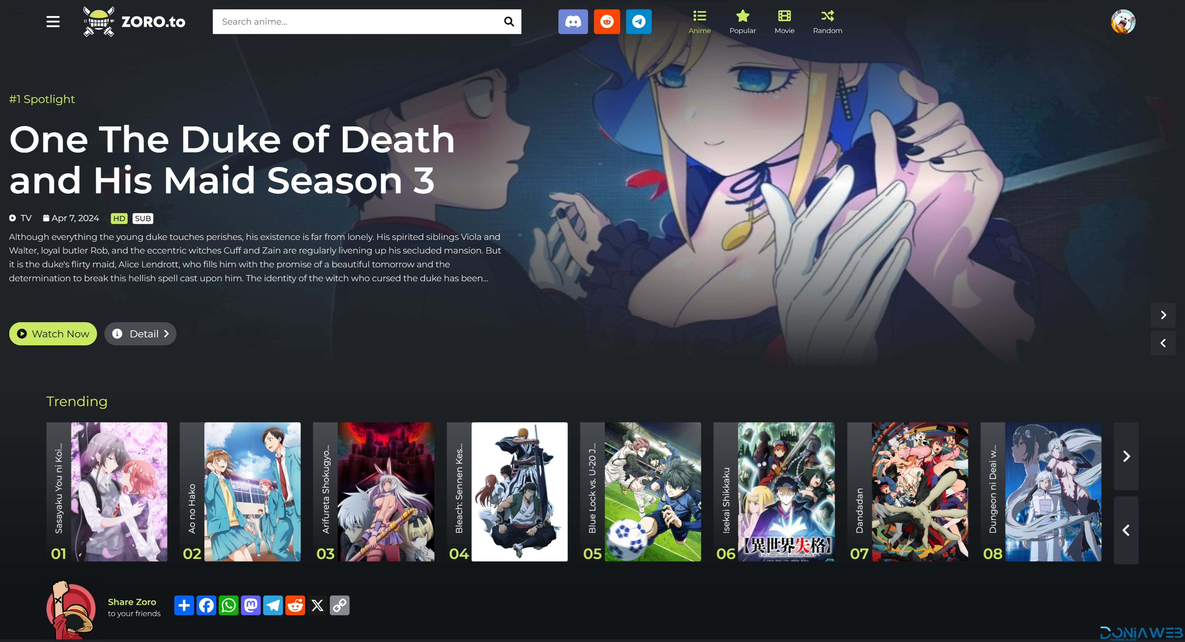 More information about "Zoro - Launch Your Own Anime Streaming Platform: Fully Automated & Customizable!"