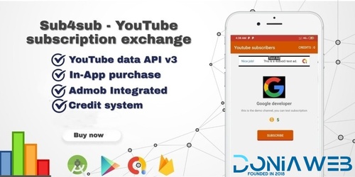 More information about "Sub4Sub - Promote Youtube Channels Android"