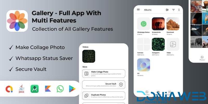 Gallery - Full Android App With Multi Features