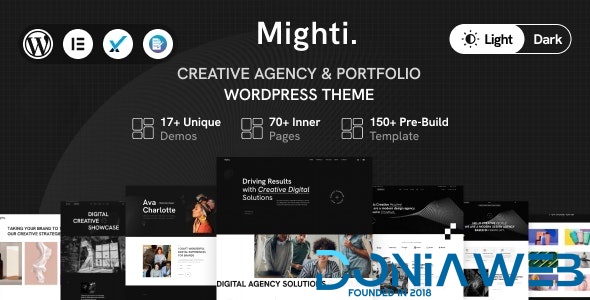 Mighti - Creative Agency & Portfolio WordPress Theme