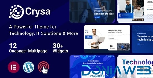 More information about "Crysa - IT Solutions WordPress Theme"