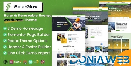 More information about "Solarglow - Solar & Renewable Energy WordPress Theme"