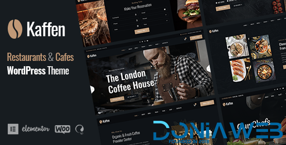 Kaffen - Restaurant & Cafe WordPress Theme