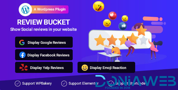 ReviewBucket - Business review bundle WordPress Plugin