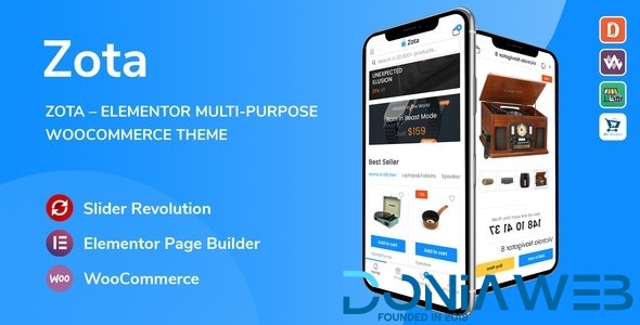 Zota - Elementor Multi-Purpose WooCommerce Theme