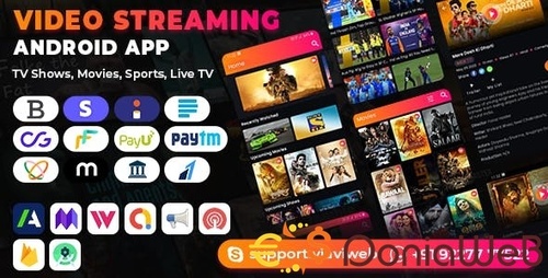 More information about "Video Streaming Android App (TV Shows, Movies, Sports, Videos Streaming, Live TV)"