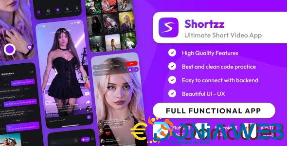 Shortzz : Short Video App Flutter Script With Admin Panel | Android | iOS | Tiktok Clone | Full App