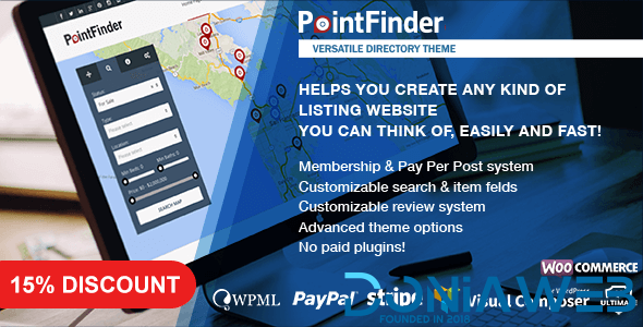 PointFinder | Directory & Listing WordPress Themes