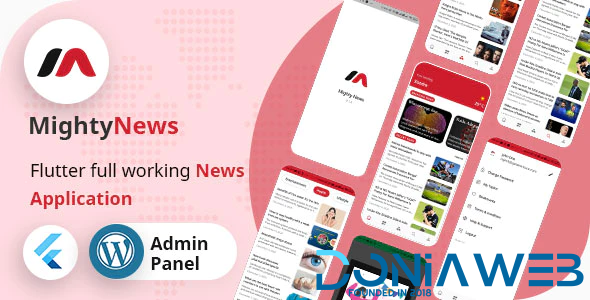 Mighty News - Flutter News App with Wordpress backend